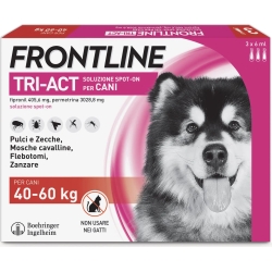 Tri-Act - Dog protection size 40/60 kg 3 pipettes
