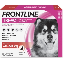 Tri-Act - Dog protection size 40/60 kg 6 Pipettes