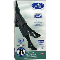 Linea Uomo - Qskin sock 70 den Size G Color Blue