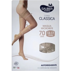 Linea Classica - Stay-up stockings 70 den size 3 color neutral beige