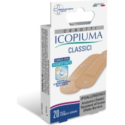 20 hypoallergenic classic plasters - Large size 7x3 cm