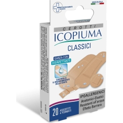 20 hypoallergenic classic plasters - mixed size