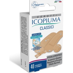 40 hypoallergenic classic plasters - mixed size