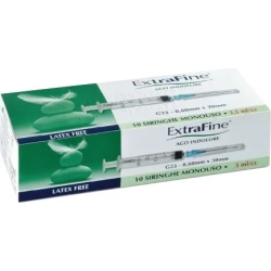 10 Syringes G23 Extra fine 5cc