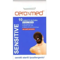 10 Suture Patch for sensitive skins - 6,4x108 mm mm