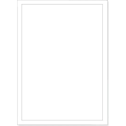 Bristol 200 g/m2 - 125 Cards 35 x 50 cm Squared White