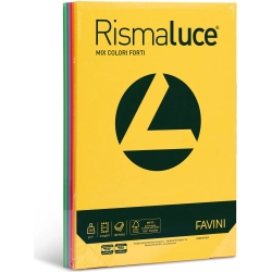 Rismaluce A4 - 125 Sheets 200 g/m2 Assorted Colors