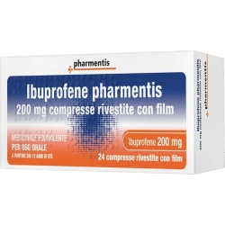 Ibuprofene Pharmentis 200 mg - Analgesic 20 coated tablets