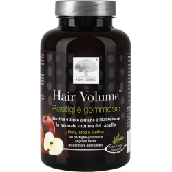 Hair Volume - Skin Supplement 60 gummy tablets Apple flavor