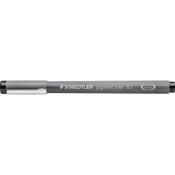 Pigment Liner 308 - 10 fine-tipped pens - 0,5 mm Black line