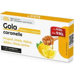 Sanavita Gola - 24 candies Lemon and Honey flavor