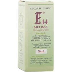 Elixir Spargico Melissa E 14 - Mood and Sleep Supplement 10 ml