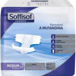 Classic - 15 panty diapers - size medium