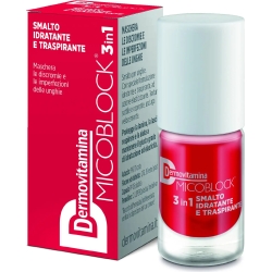 Dermovitamina Micoblock 3 in 1 - breathable nail polish color Red