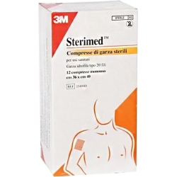 Sterimed - 12 sterile gauze pads size 36 cm X 40 cm