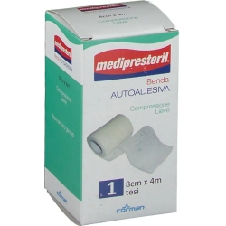 Self-adhesive bandage with light compression size 8 cm X 4 meters