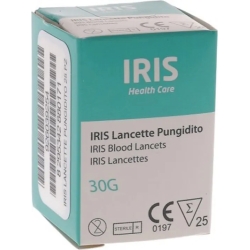 Iris - 25 sterile lancets of 30G