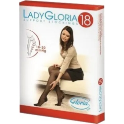 Ladygloria 18 - black 18-20 mmHg Tights - Size 4