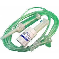 Intravenous line with flow regulator for intravenous therapies