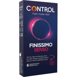 Finissimo Senso - 6 thinner condoms