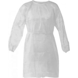 Mc Cam 01 - 5 non-woven fabric Sanitary gowns one size white color