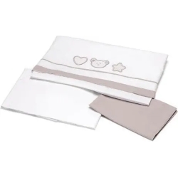 Birillo - Bed Sheet Set for Cot Tortora
