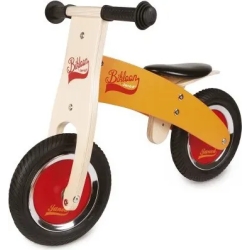 Little Bikloon - Tricycle without pedals Wood Red / Orange