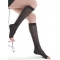 Bas Easy 70 - open toe compression knee-high 70 Den - black Size 3