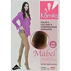 Mabel 140 - compressive smooth Tights 140 Den - Black size 2