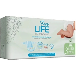 By Babies Cash - 52 Diapers Size 3 from 4 to 9 kg