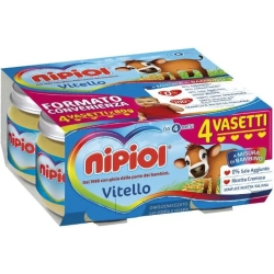 Veal and cereal baby food 4x80 gr