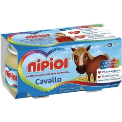 Horse and cereal baby food 4x80 gr
