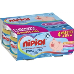 Ham and cereal baby food 4x80 gr