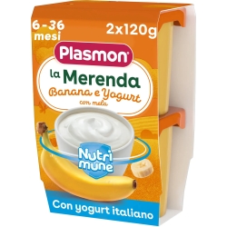 Merenda Banana Yogurt - baby food 2x120 g