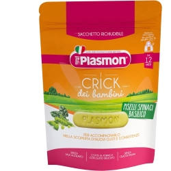 I Crick dei Bambini - biscuits with peas spinach and basil 100 g