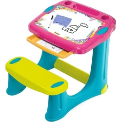 Activity - Pink school desk with accessories for girls