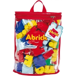 Abrick - 50 colored bricks in a crescent bag