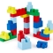 Abrick - 50 colored bricks in a crescent bag