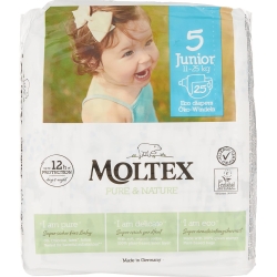 Pure & Nature Junior 5 - 25 ecological diapers for babies of 11-25 Kg