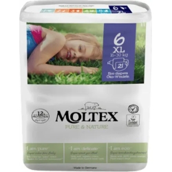 Pure & Nature Xl 6 - 21 ecological diapers for babies of 16-30 Kg