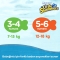 Little swimmers - swim pants size 3-4( 7-15kg)  12 diapers