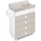 Asia - changing table with wheels - 261 Dove grey