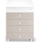 Asia - changing table with wheels - 261 Dove grey