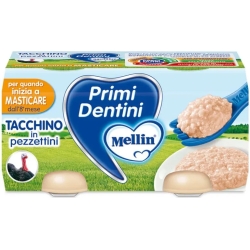Primi dentini - Turkey In Bits baby food 2x80 Gr