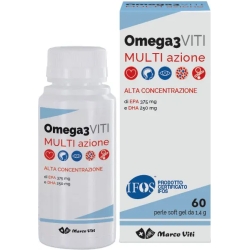 Omega 3 viti Multi azione - Heart Health Supplement 60 pearls