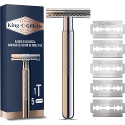 King C. Gillette - Razor to refine the beard with 5 spare blades