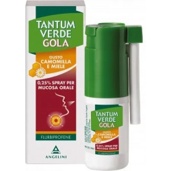 Tantum Verde Gola 0,25% - throat spray 15 Ml Chamomile and Honey taste