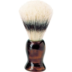 077J - Shaving brush with natural bristles size 21 cm