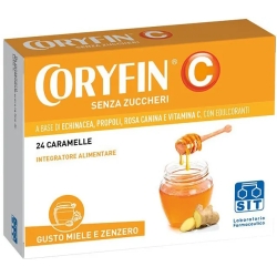 Coryfin C - 24 seasonal Defence ginger and honey candies