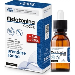 Sanavita Melatonina Drops - Mood and Sleep Supplement 15 ml